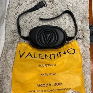 Valentino black belt bag